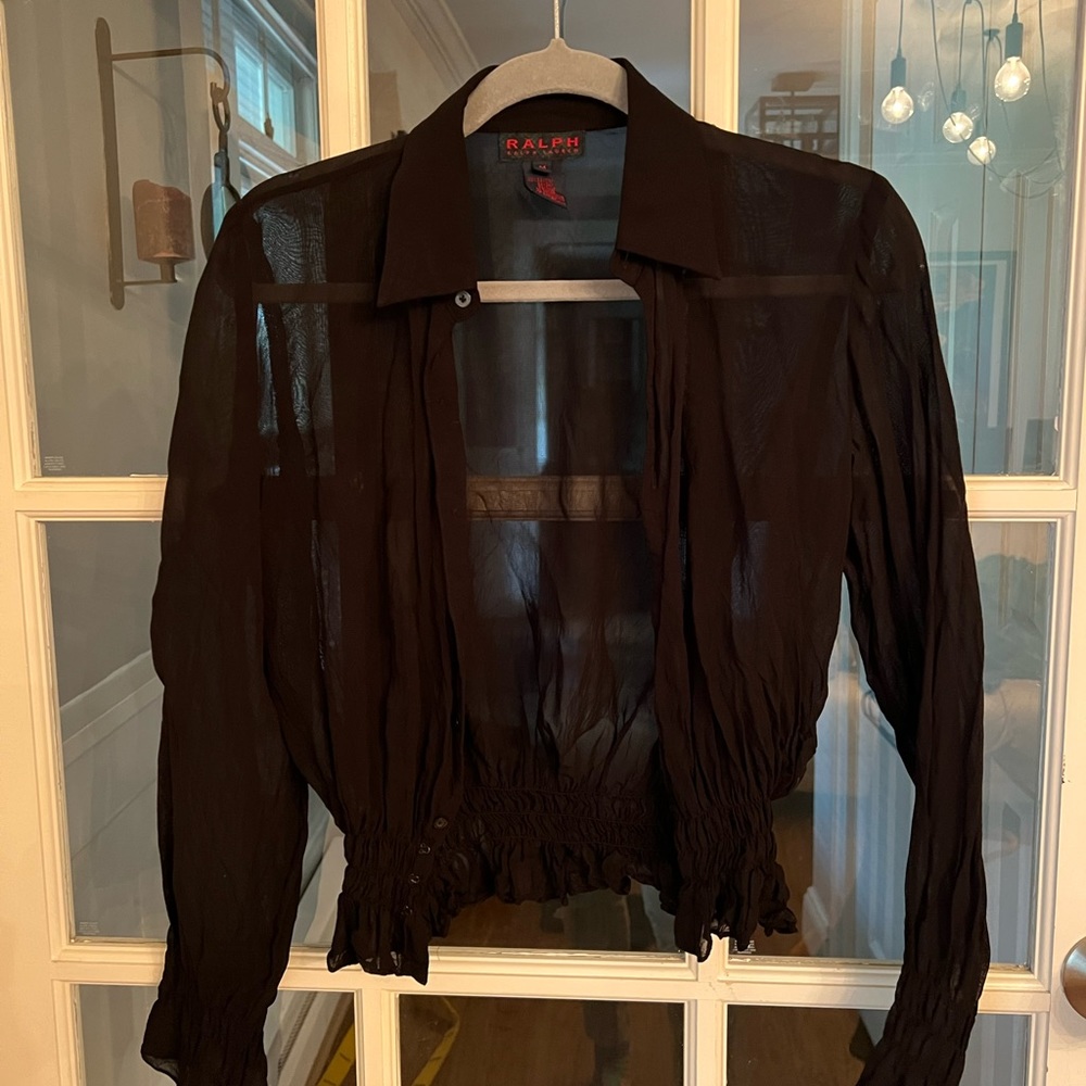 Ralph Lauren 100% Rayon Blouse